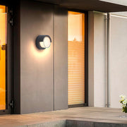 Modern Outdoor Wall Light Round & Square Waterproof Aluminum