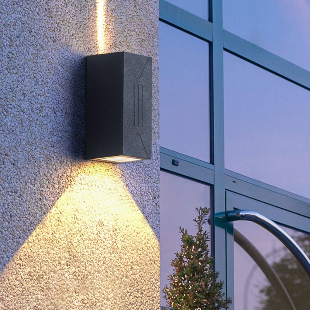 Dual Beam LED Outdoor Wall Light - Up Down Waterproof IP65