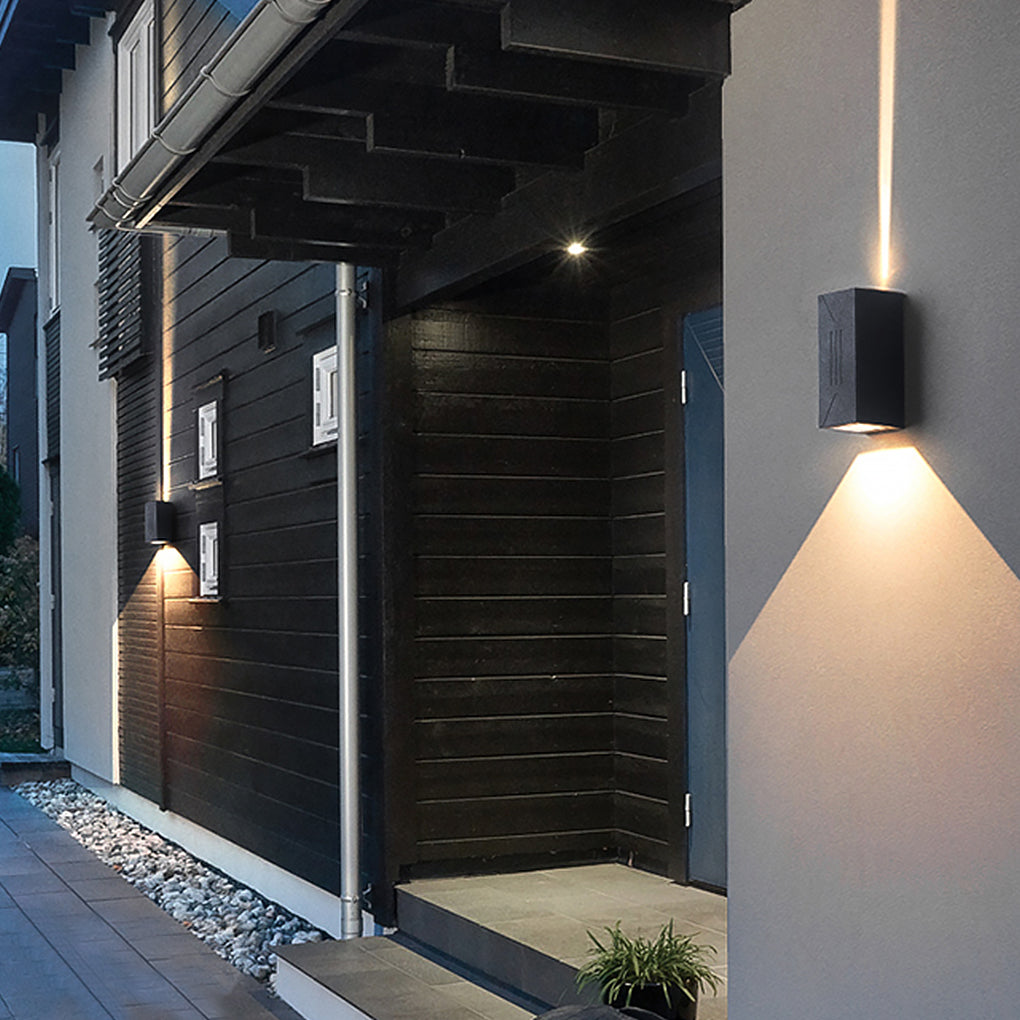 Dual Beam LED Outdoor Wall Light - Up Down Waterproof IP65