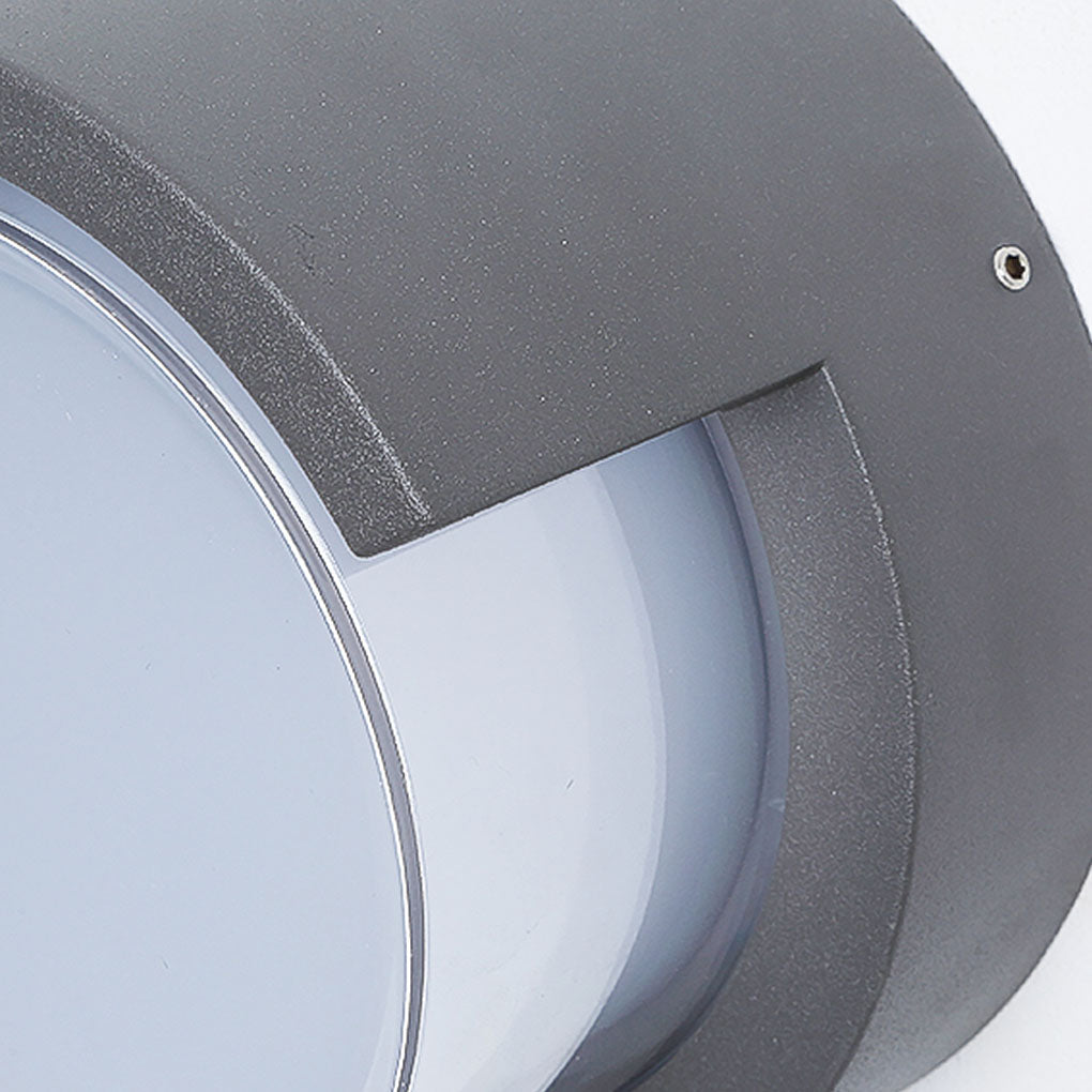 Modern Outdoor Wall Light Round & Square Waterproof Aluminum