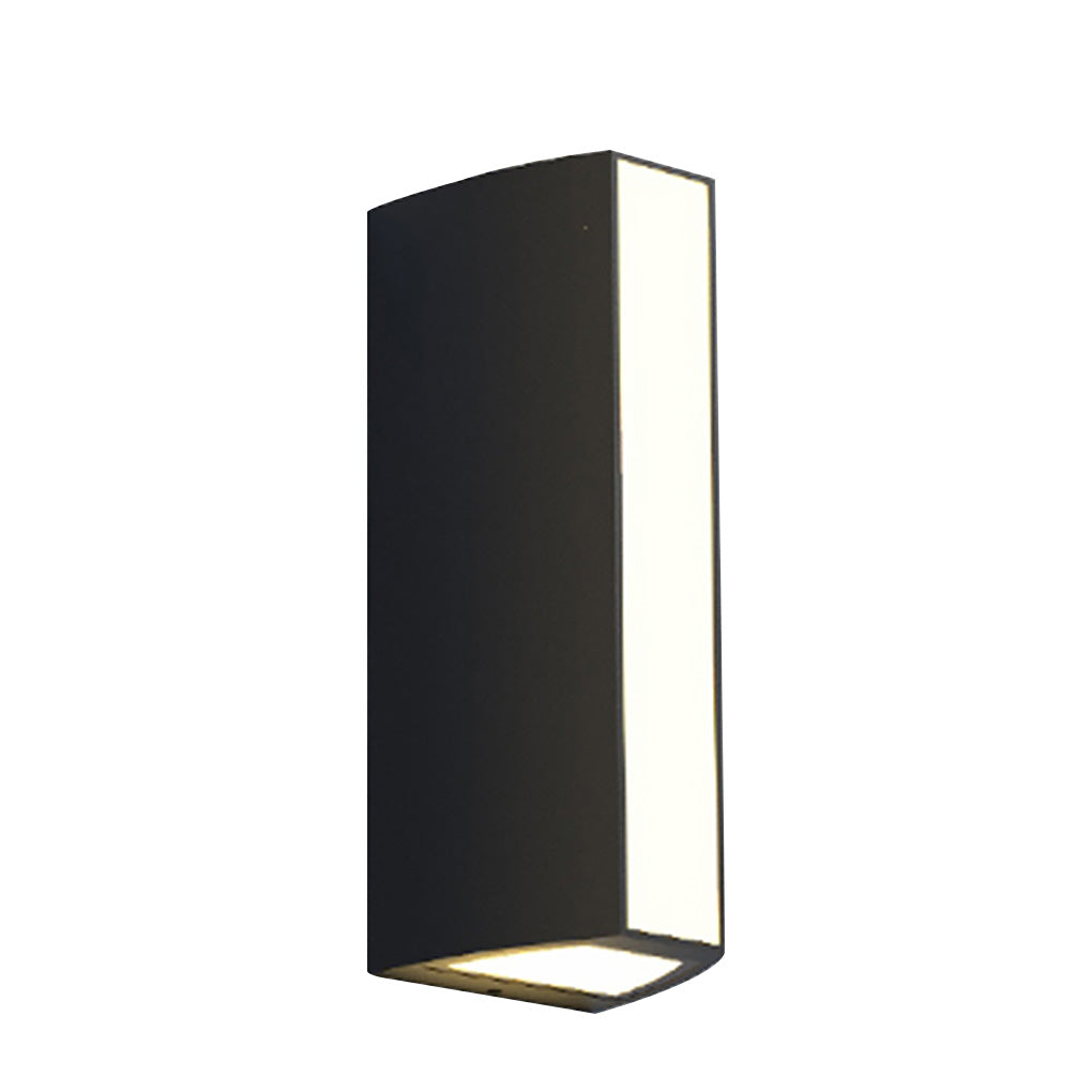 Modern Outdoor LED Wall Light - Aluminum & Glass - IP65 Waterproof