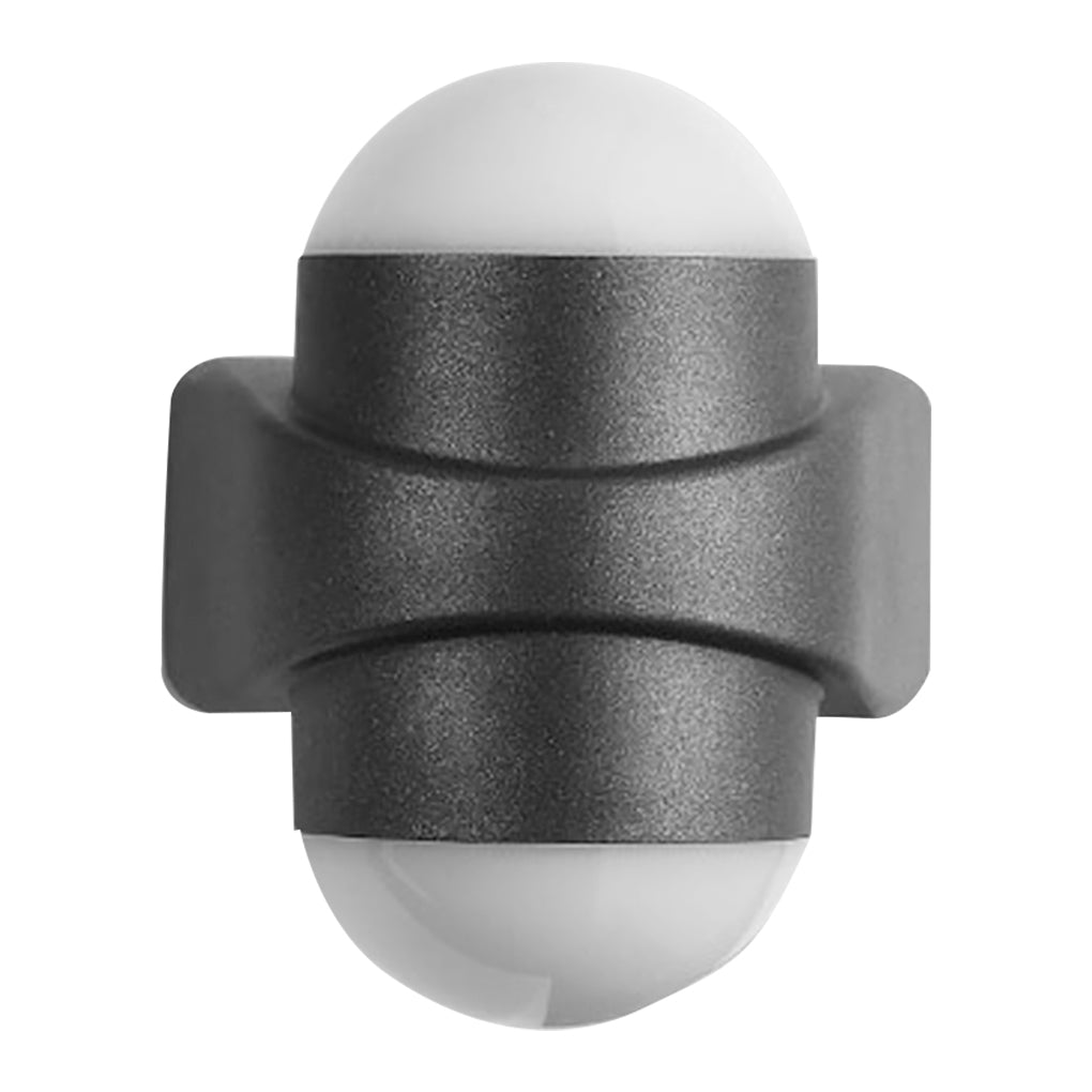 Modern Black Aluminum LED Up Down Outdoor Wall Sconce Waterproof