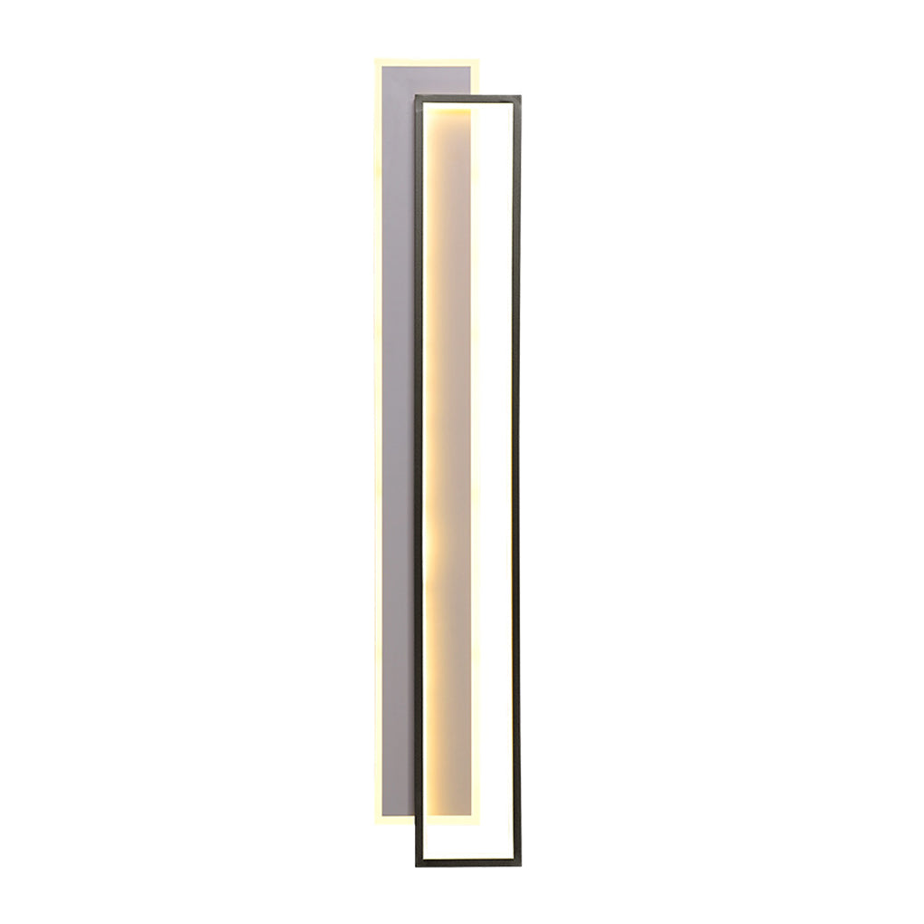 Modern LED Wall Light with 3-Step Dimming - Aluminum & Acrylic