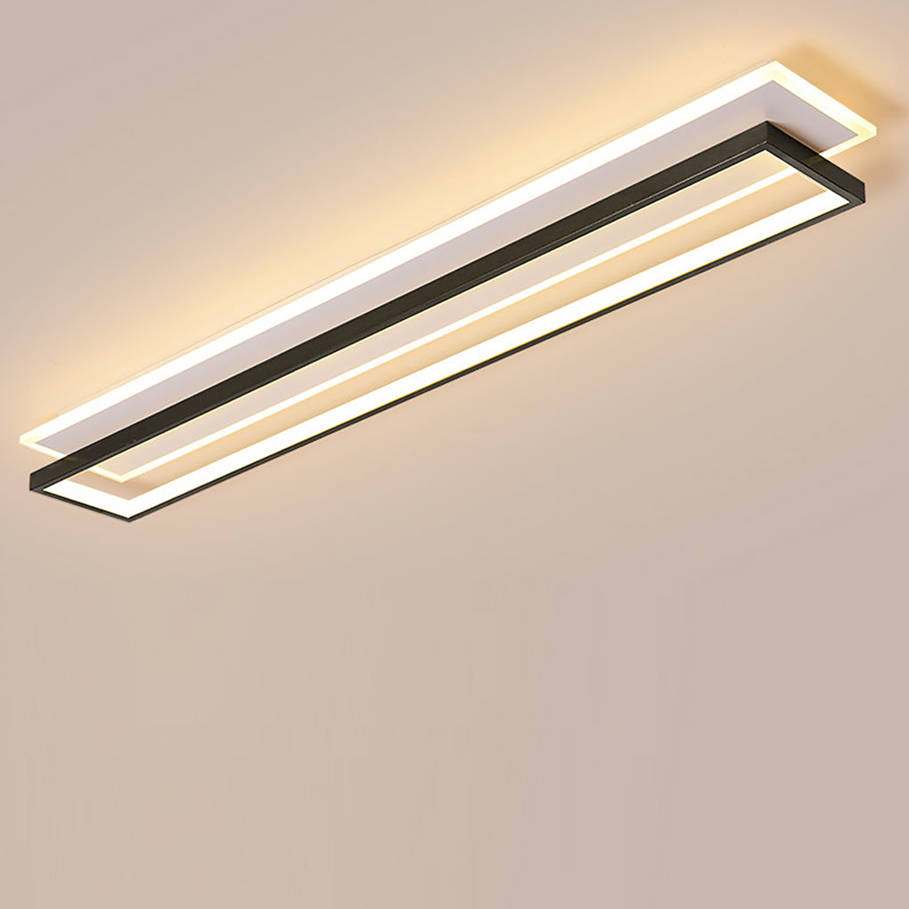 Modern LED Wall Light with 3-Step Dimming - Aluminum & Acrylic