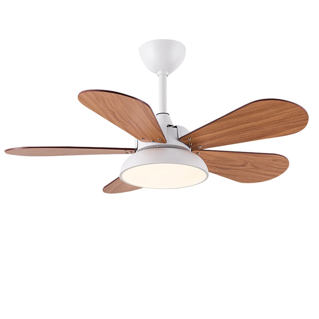 Modern Kids Ceiling Fan with LED Light - Reversible & Silent