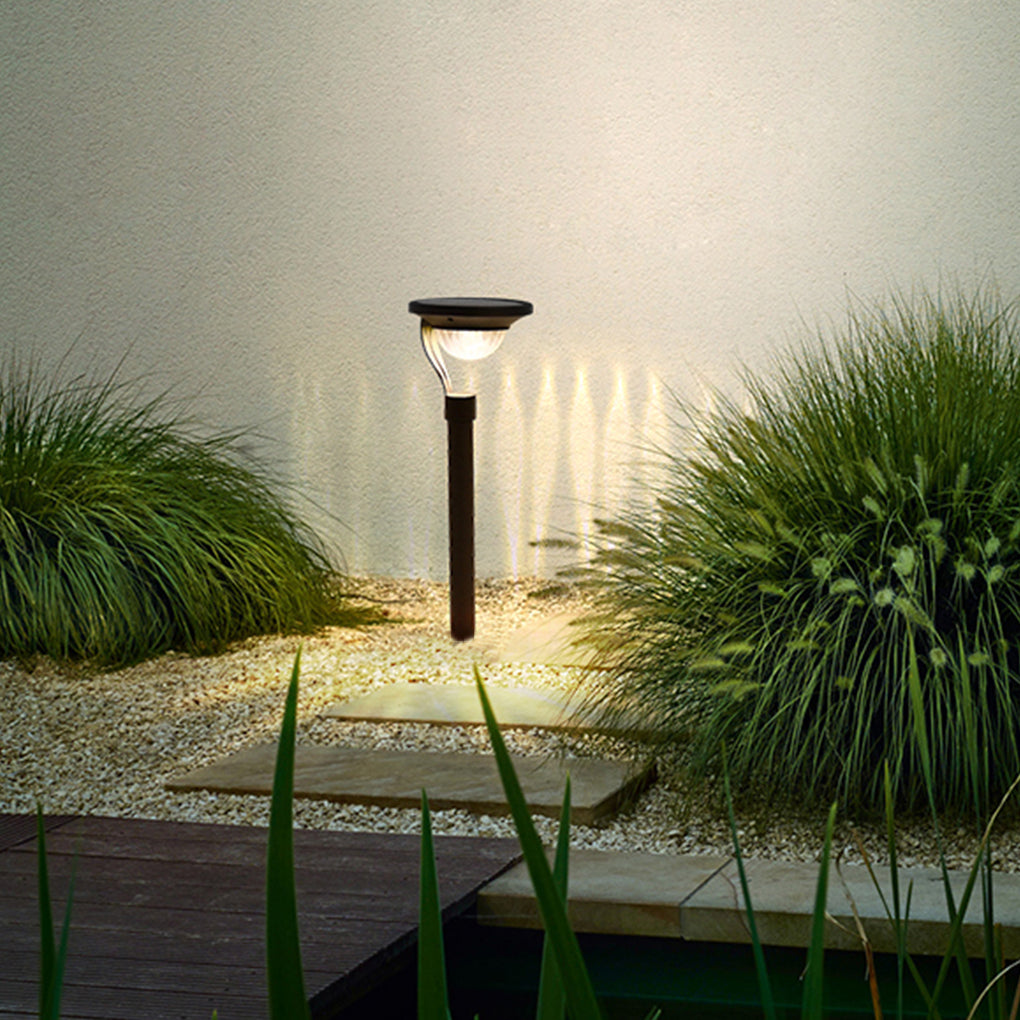 Solar Pathway Light with Floating Top Design - Waterproof LED