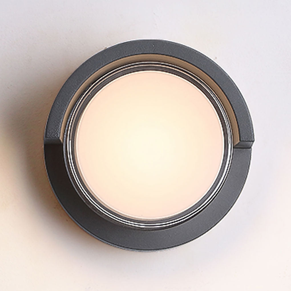 Modern Outdoor Wall Light Round & Square Waterproof Aluminum
