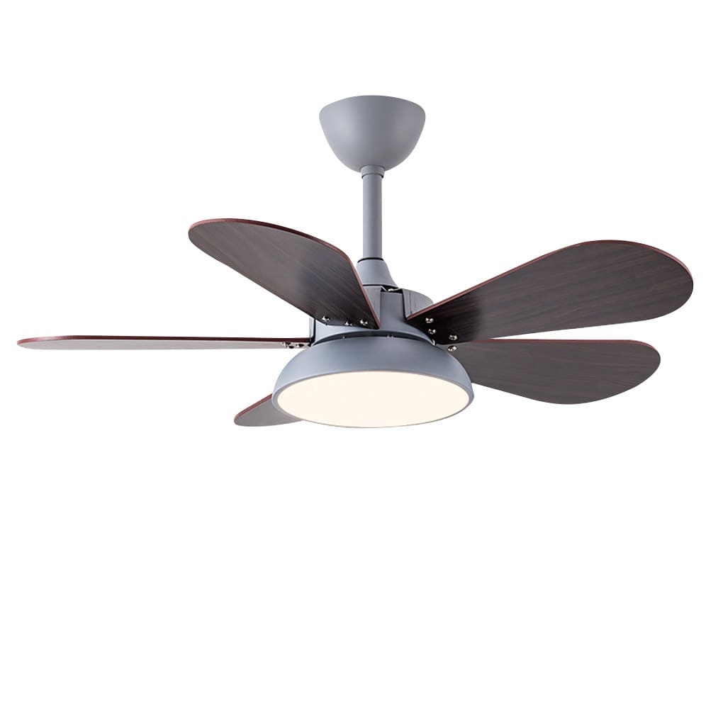 Modern Kids Ceiling Fan with LED Light - Reversible & Silent