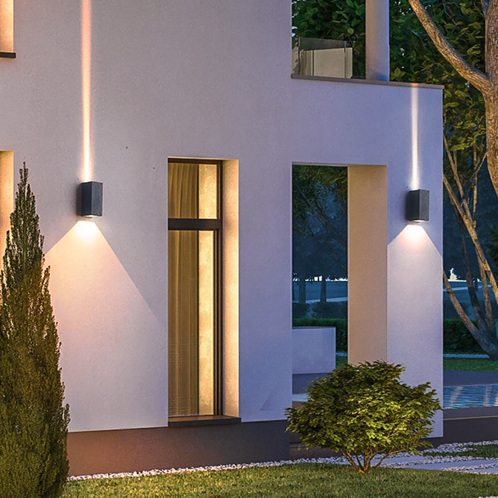 Dual Beam LED Outdoor Wall Light - Up Down Waterproof IP65