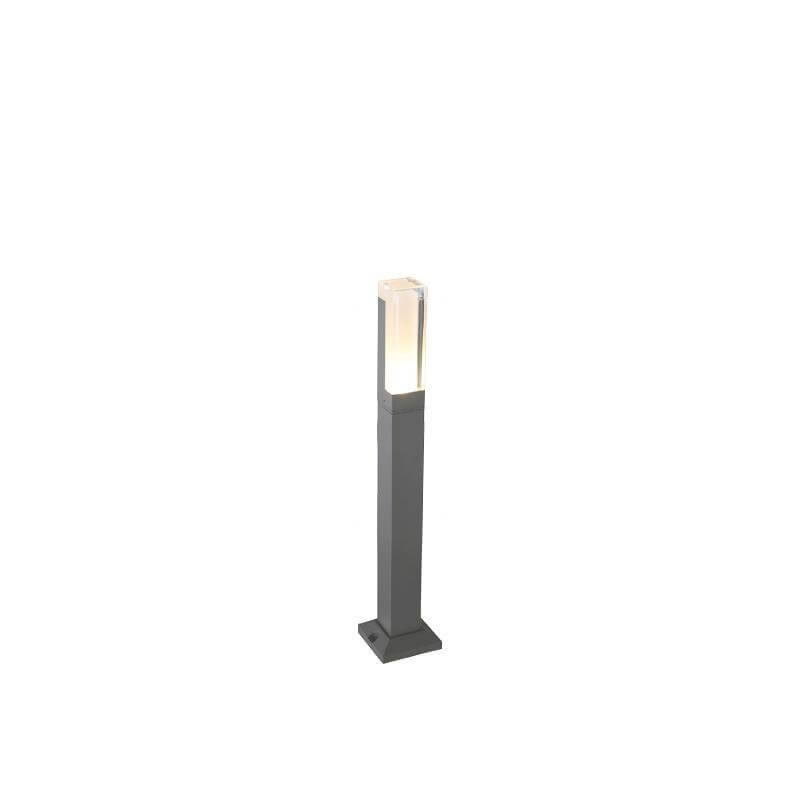 Modern Cuboid LED Bollard Light – Aluminum Outdoor Post Lamp