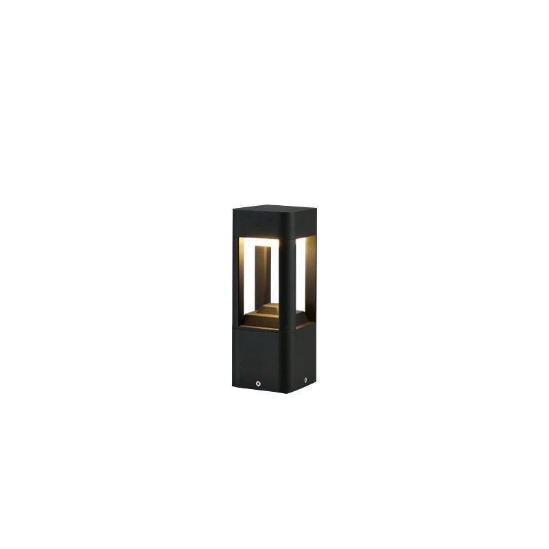 Modern Aluminum LED Bollard Light — Outdoor Pathway Lighting