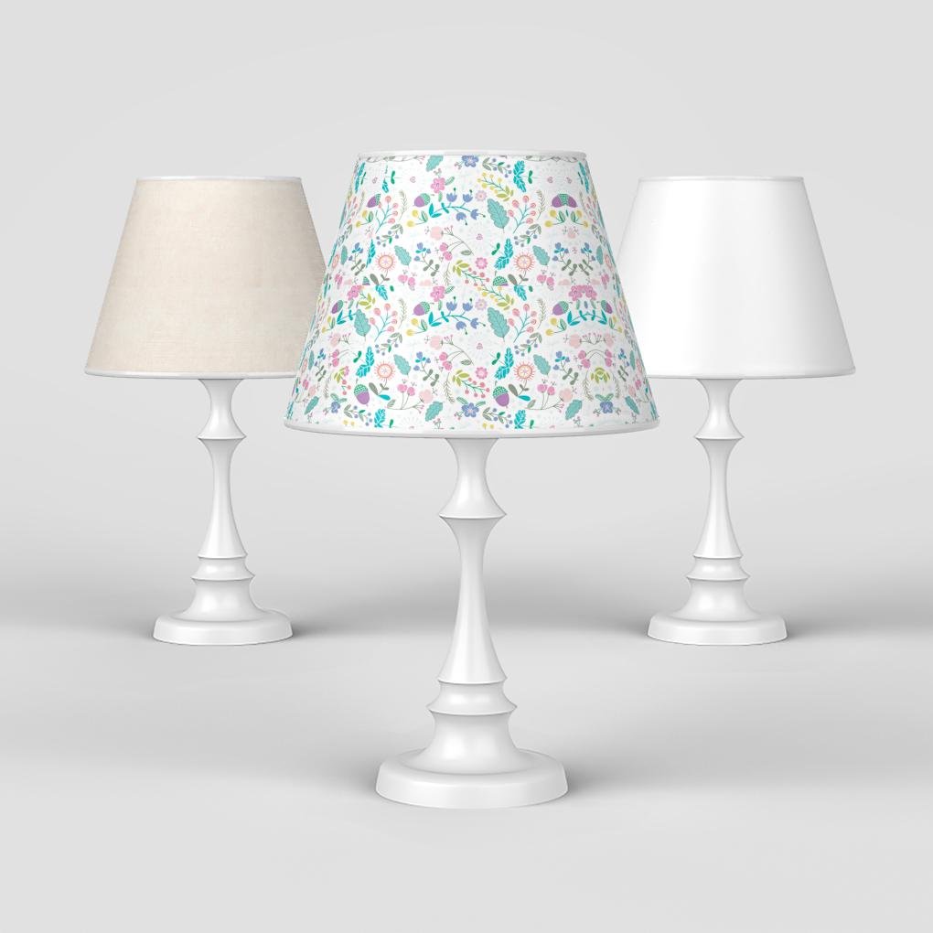 Modern Chess Table Lamp with Drum Linen Shade - 19 Inch