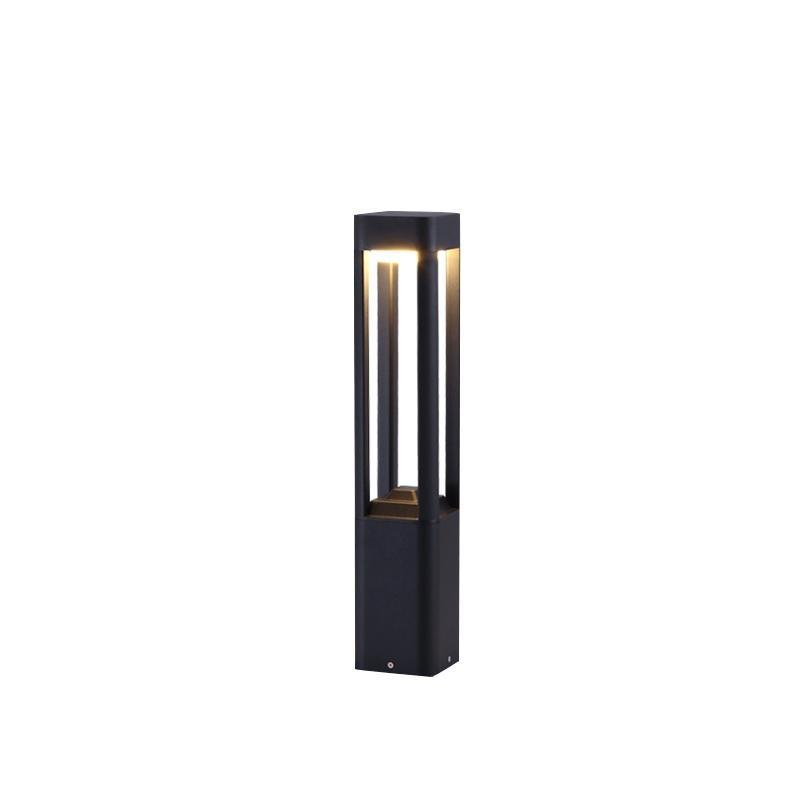 Modern Aluminum LED Bollard Light — Outdoor Pathway Lighting