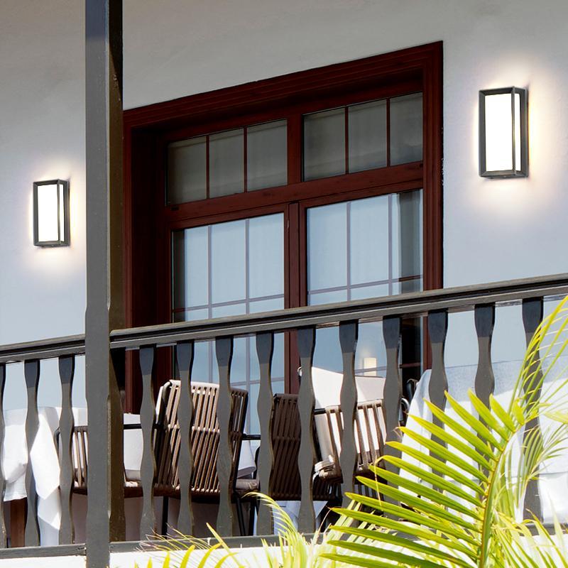 Industrial Rectangular LED Waterproof Outdoor Wall Light