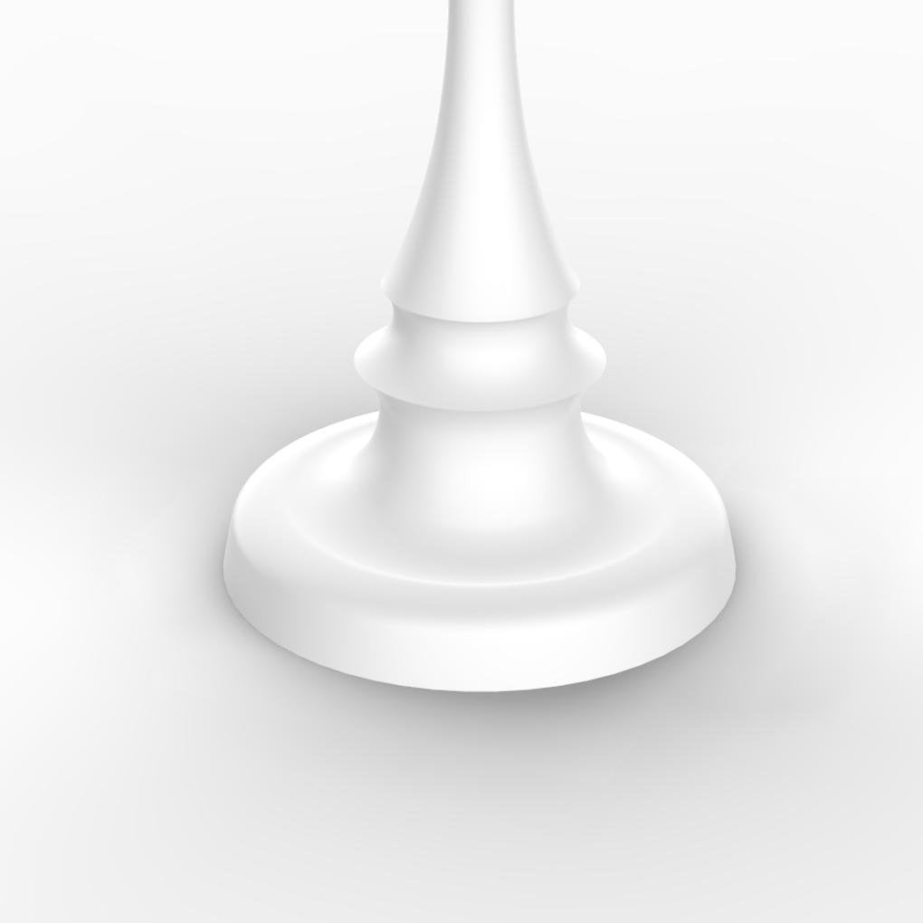 Modern Chess Table Lamp with Drum Linen Shade - 19 Inch