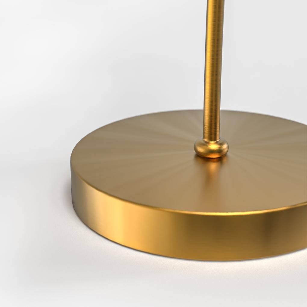 Modern Gooseneck Desk Lamp with Cone Fabric Shade