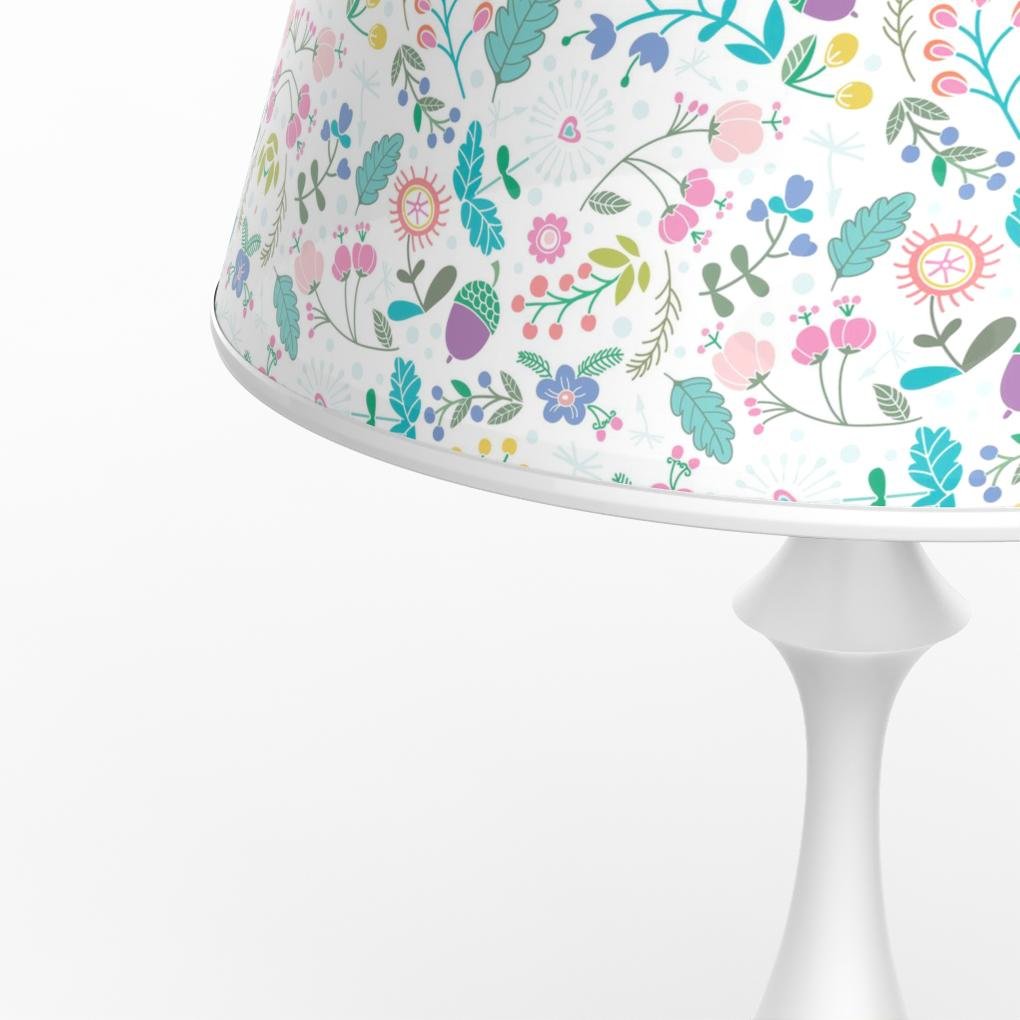 Modern Chess Table Lamp with Drum Linen Shade - 19 Inch