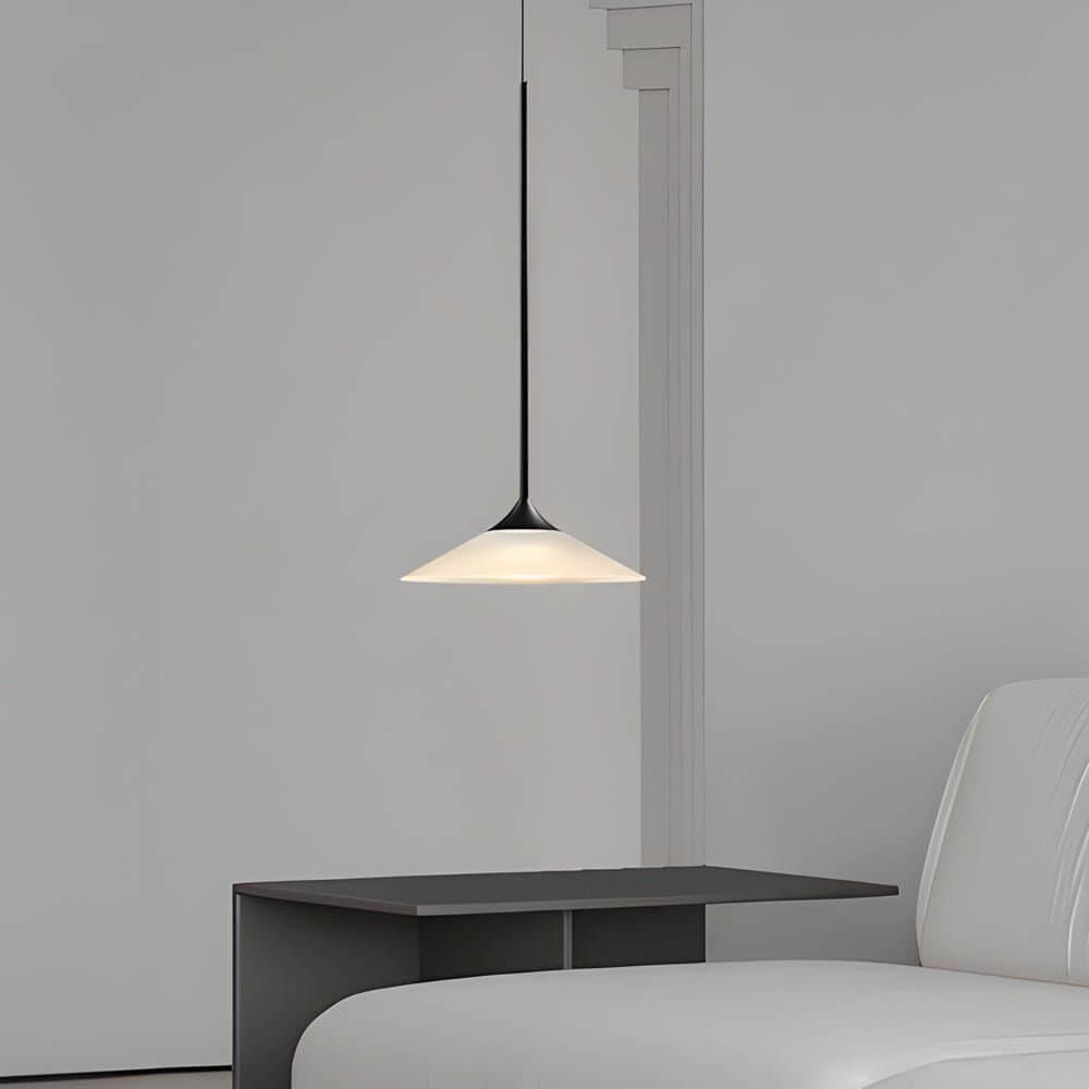 Modern Mini Cone Pendant Light with Acrylic Shade - 5W LED