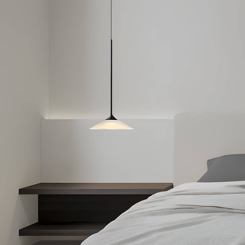 Modern Mini Cone Pendant Light with Acrylic Shade - 5W LED