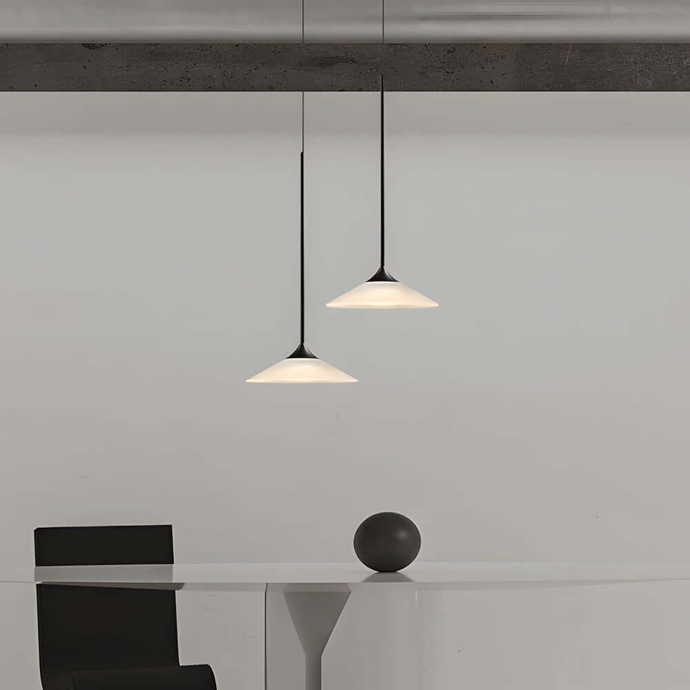 Modern Mini Cone Pendant Light with Acrylic Shade - 5W LED