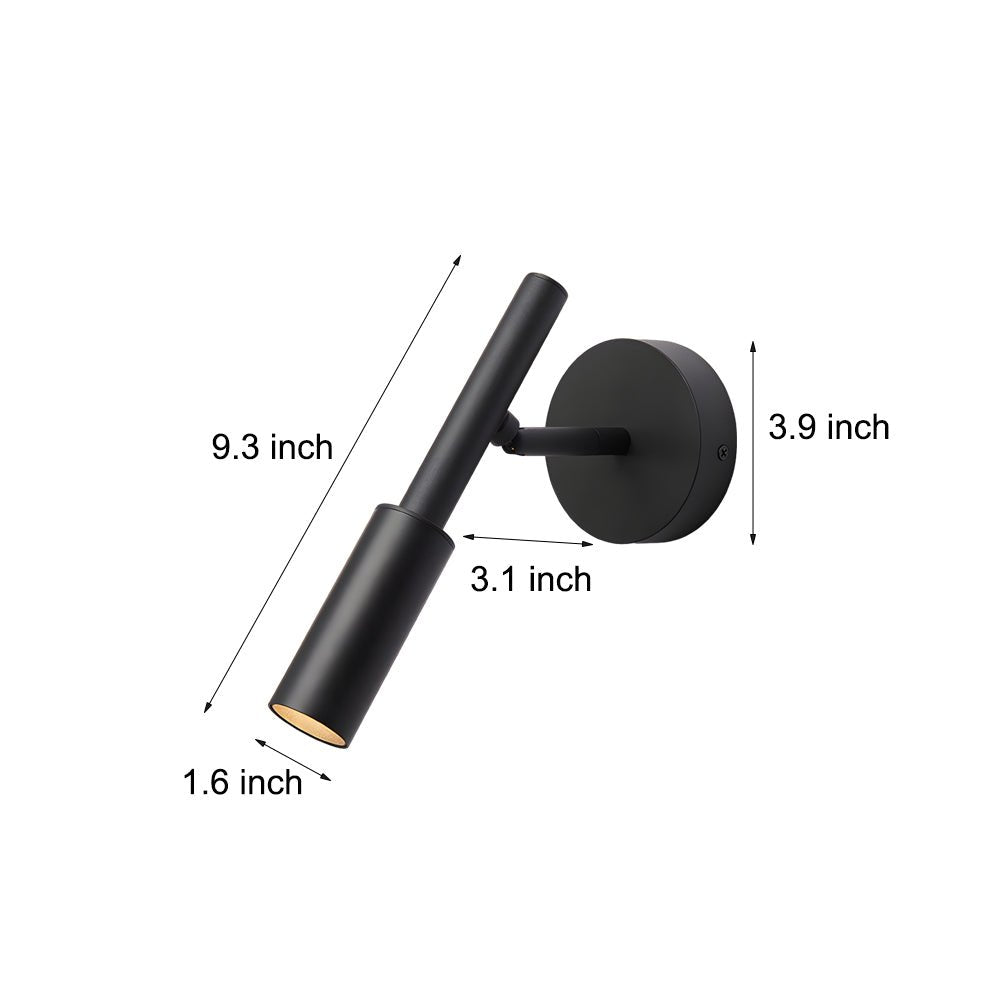 Adjustable COB Wall Light with 3-Step Color Temperature Dimming