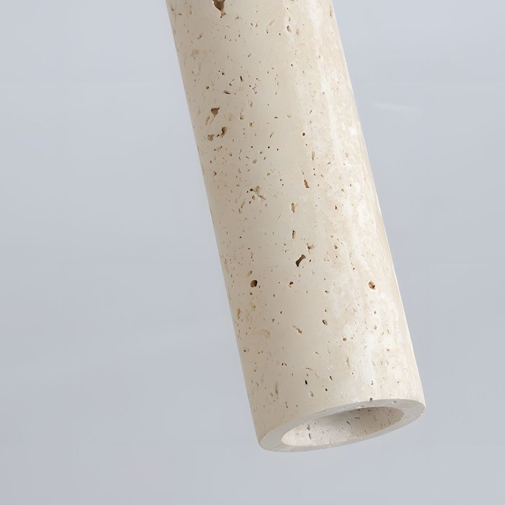 Modern Yellow Travertine Tube Ceiling Light for Hallway & Entrance