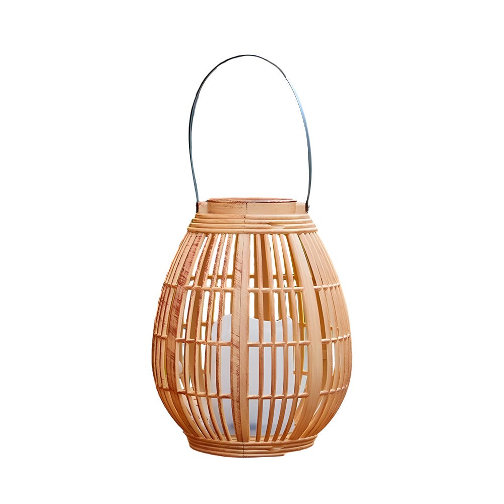Portable Solar Lantern with Candle Light Effect – IP44 Waterproof