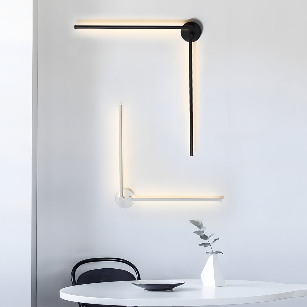 Rotatable Linear LED Wall Sconce - Aluminum Modern Light