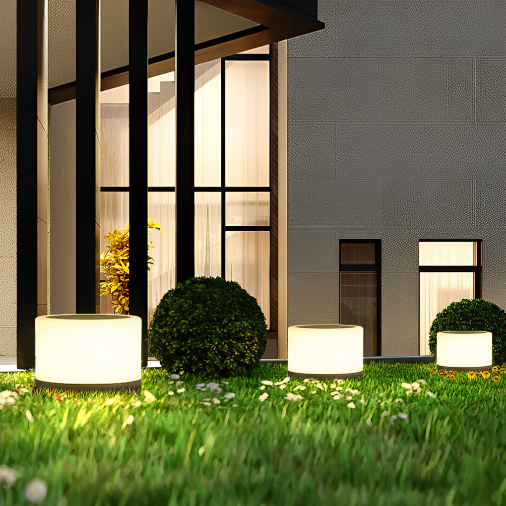 Modern Solar LED Outdoor Post Light – Waterproof Stainless Steel