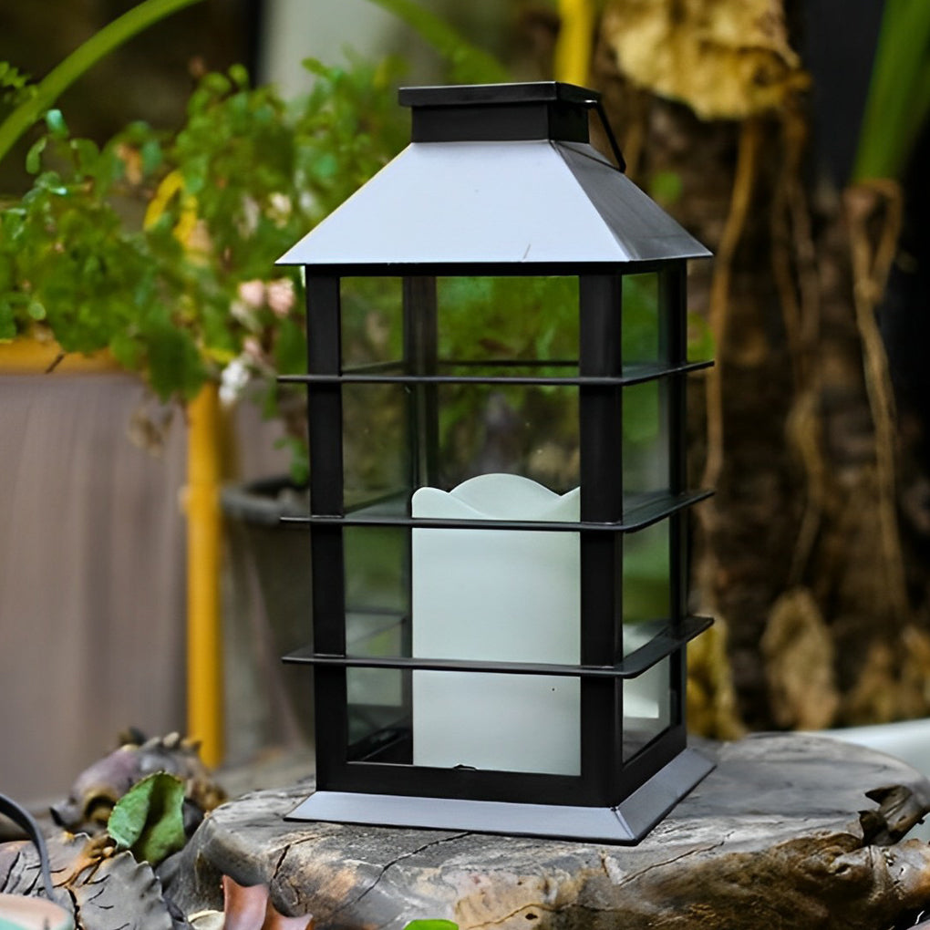 Solar LED Outdoor Lantern with Intelligent Light Sensor
