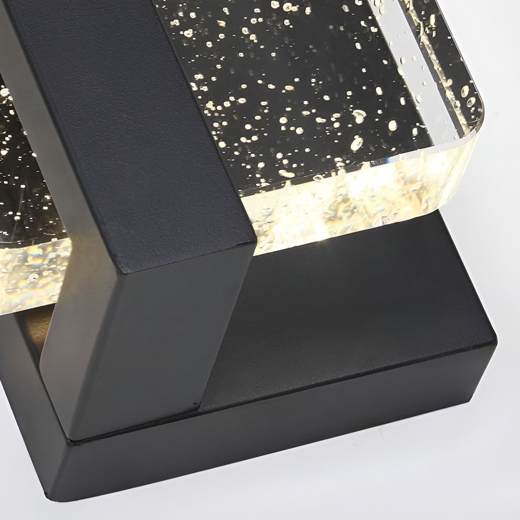 Crystal Outdoor Wall Sconce - Modern Waterproof IP65 Wall Lamp
