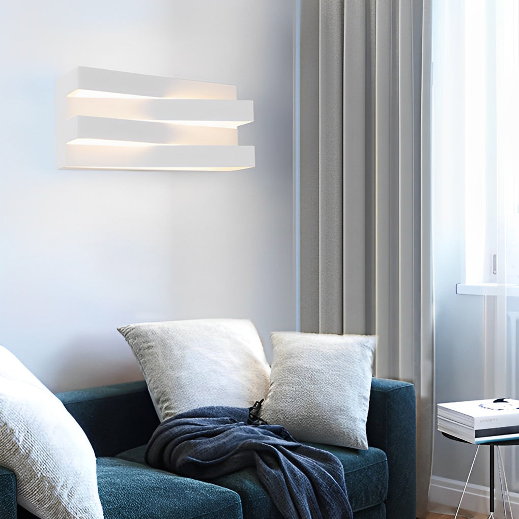 Geometric LED Wall Sconce Modern Minimalist Acrylic Iron Lamp