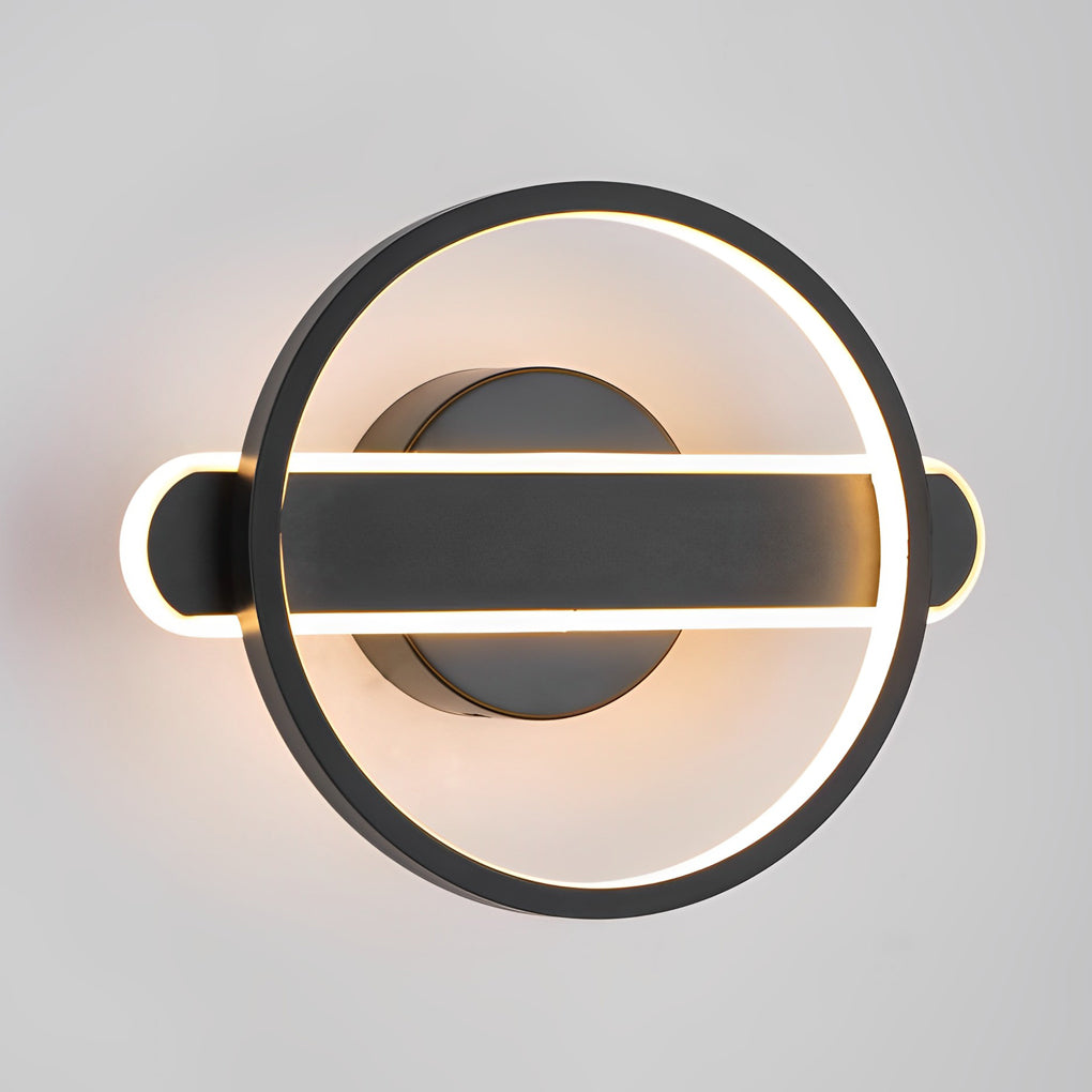 Modern LED Eye Care Wall Light - Circular Aluminum Fixture