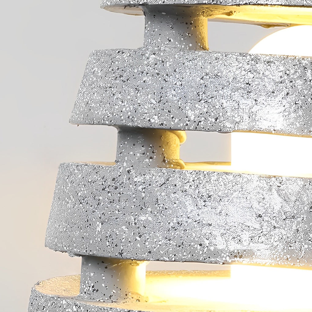 Egg-Shaped Resin LED Lawn Light - Modern Waterproof Outdoor Lighting