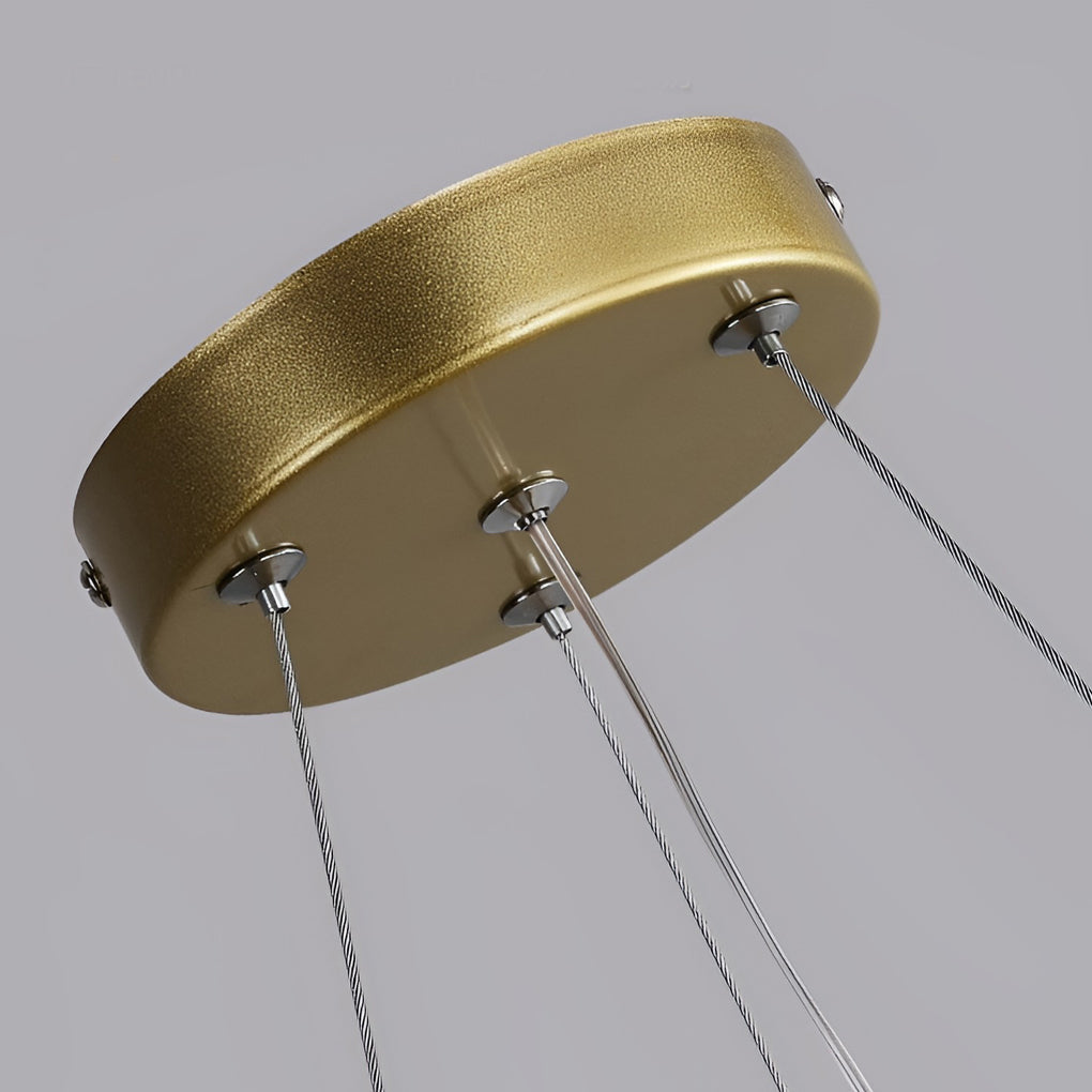 Pleated Fabric LED Ceiling Light with 3-Step Dimming