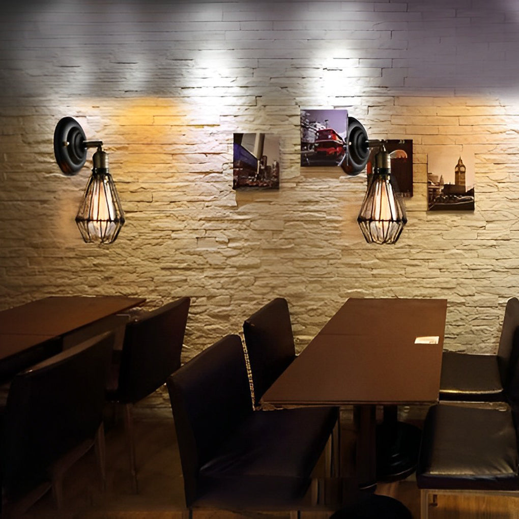 Adjustable Industrial Wall Sconce | Retro Iron Wall Light