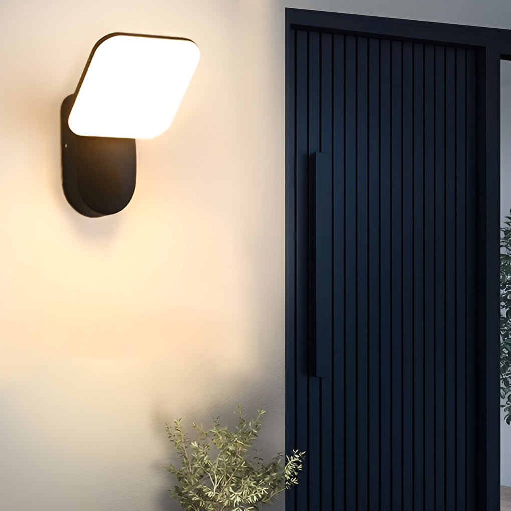 Modern Square LED Outdoor Wall Light 12W Waterproof Sconce