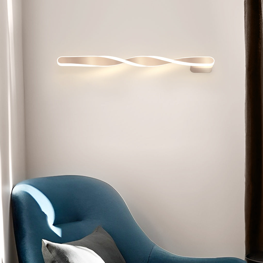 Spiral LED Wall Light 29W Modern Minimalist Aluminum Sconce