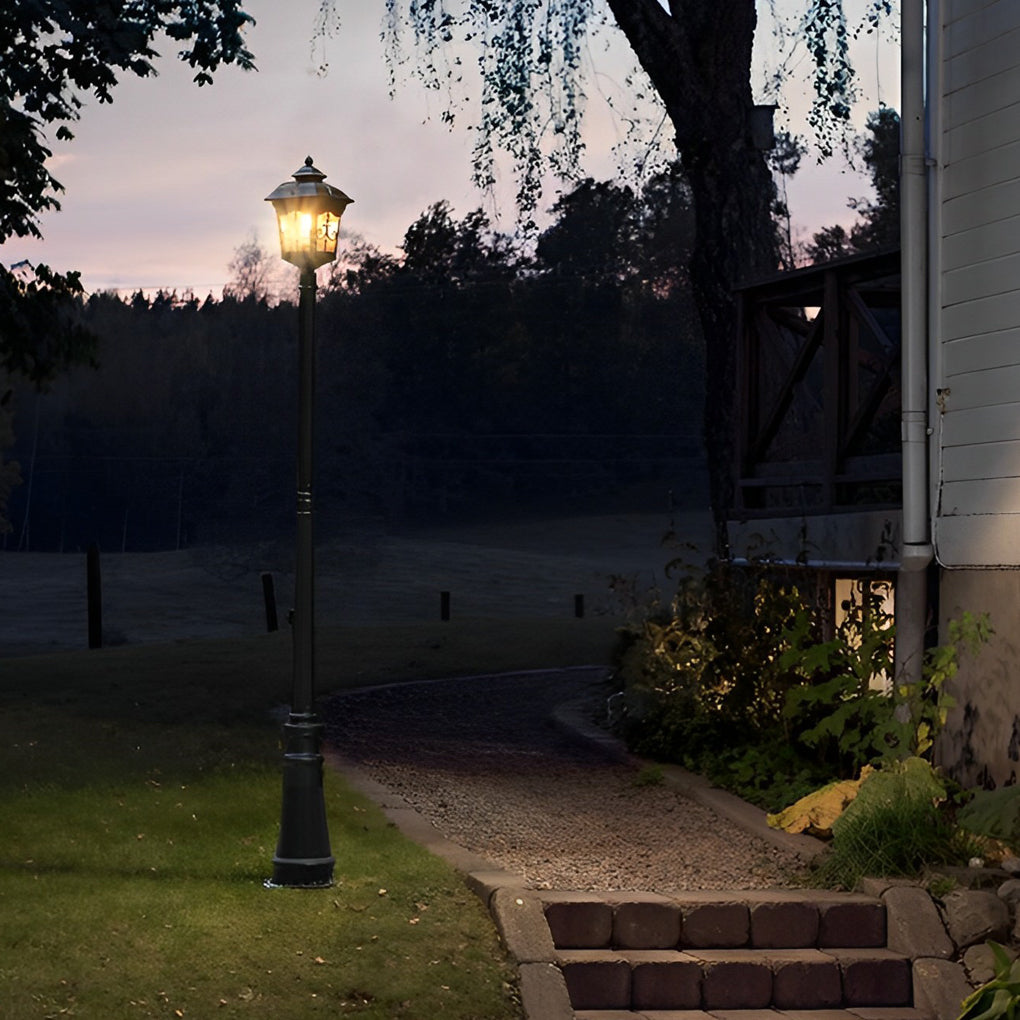 Modern LED Waterproof Garden Lamp Post - Die-Cast Aluminum