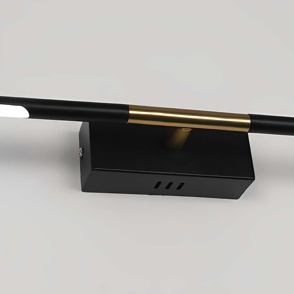 Black Gold Linear LED Bathroom Vanity Light Bar 24" 39"