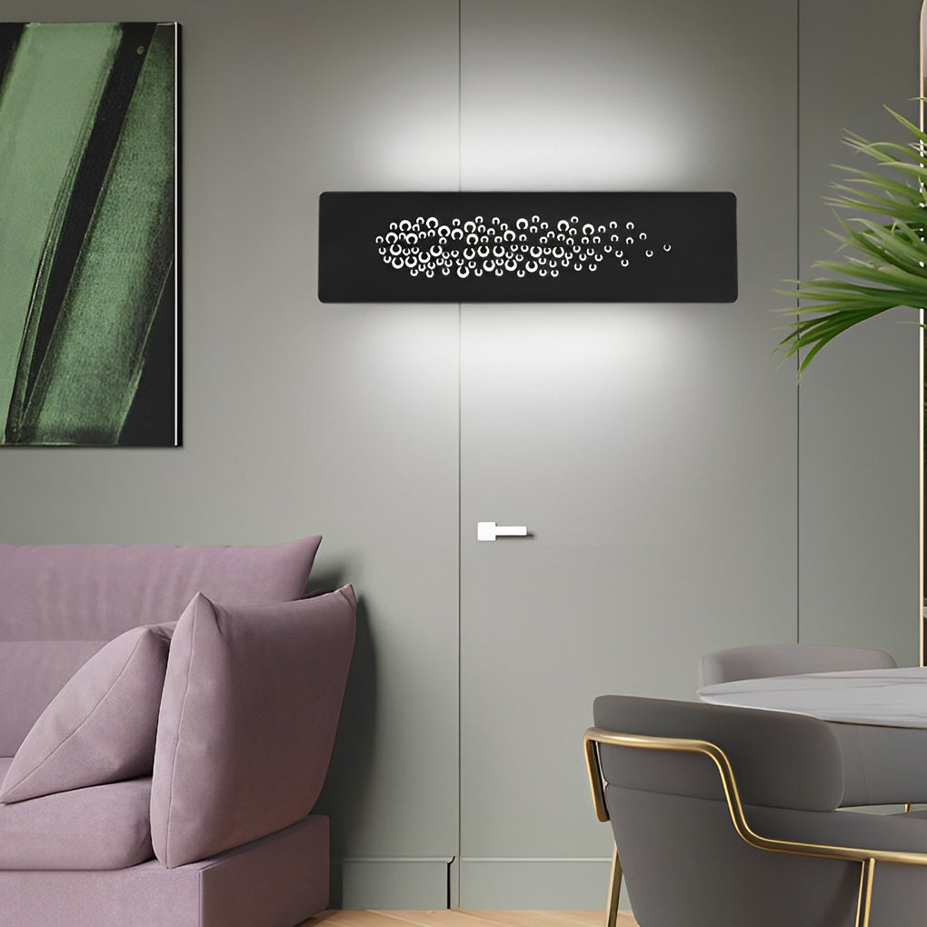 Modern Rectangular LED Wall Light with Up-Down Lighting