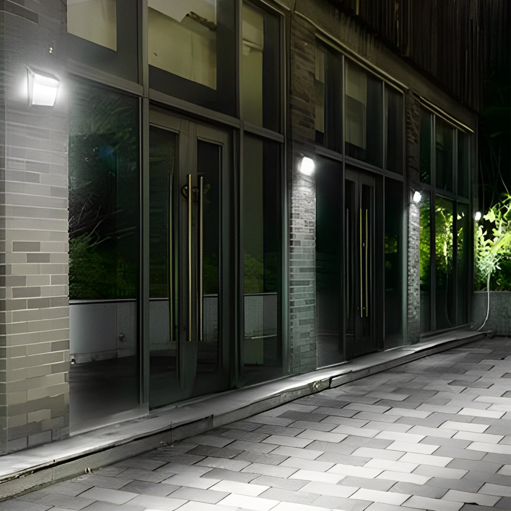 Solar Motion Sensor Wall Light Outdoor Waterproof LED Lamp
