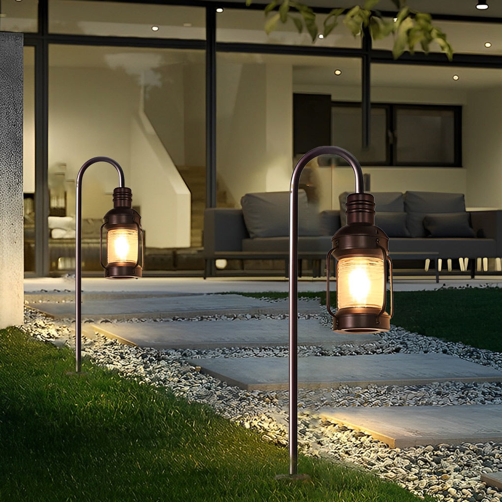 Vintage Aluminum LED Outdoor Lamp - Waterproof Wall & Lawn Light