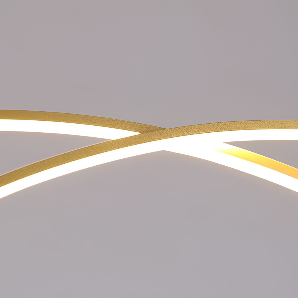 Linear LED Chandelier with 3-Step Dimming - Modern Pendant Light
