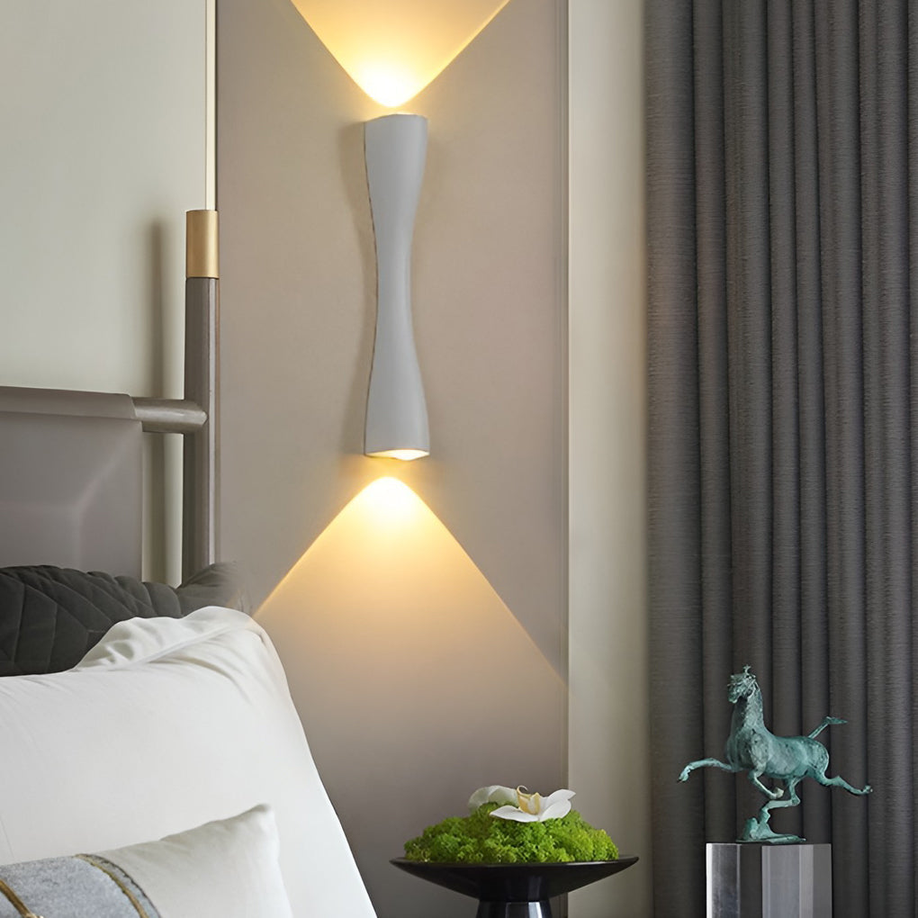 Modern Aluminum LED Wall Sconce Up Down Light Indoor Outdoor