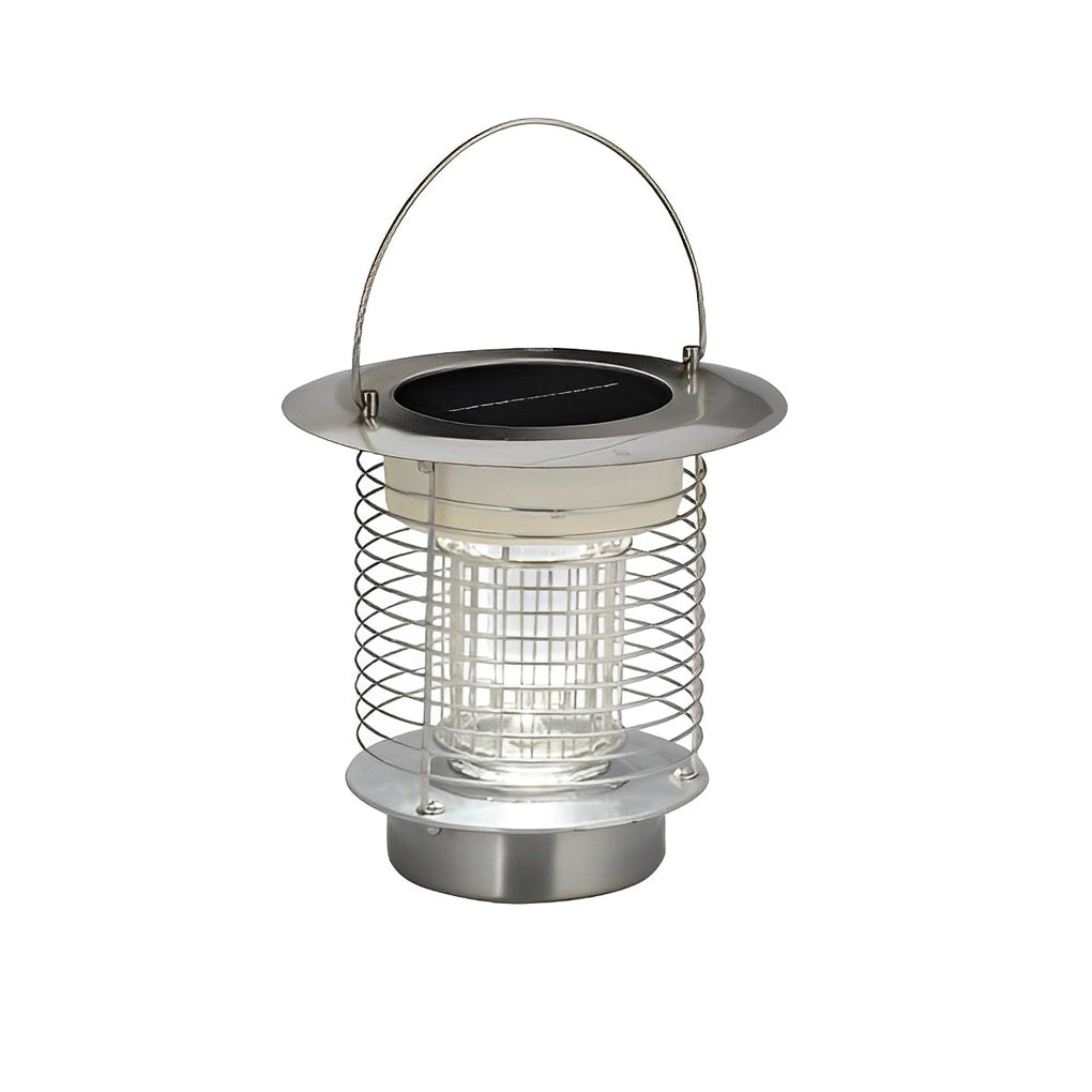 Solar Mosquito Killer Lamp Outdoor Garden Light LED Stainless Steel