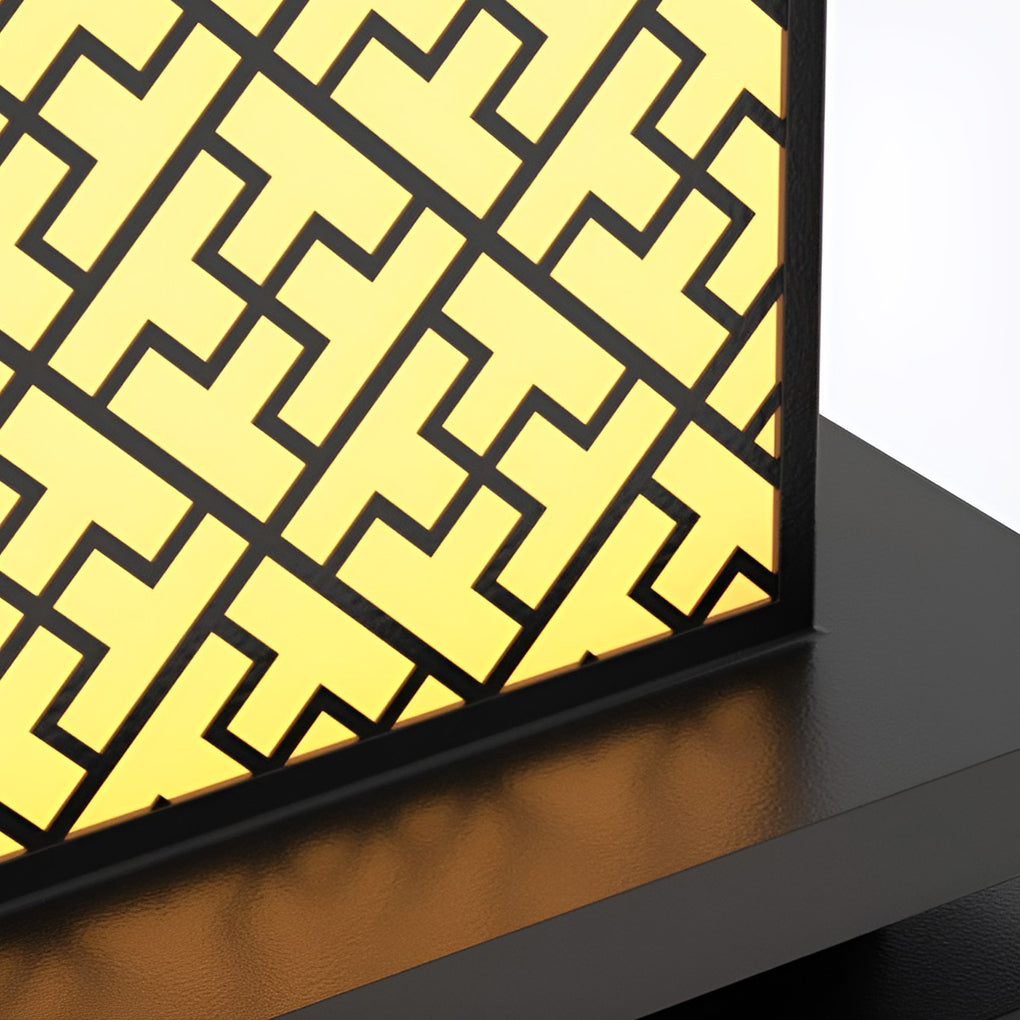 Square Solar Outdoor Fence Post Light - Waterproof IP65 Pillar Lamp