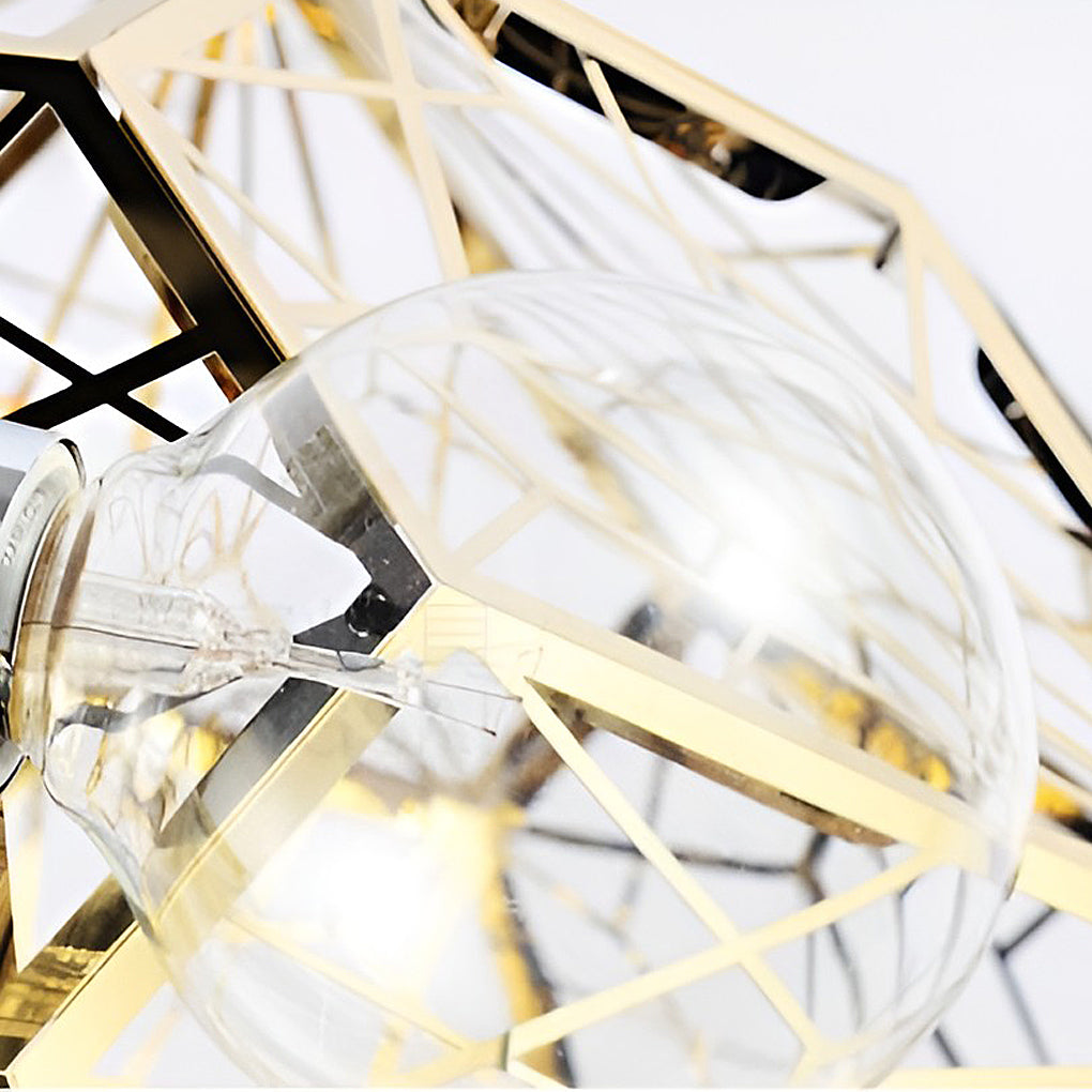 Geometric Spherical Stainless Steel Pendant Light - Modern Chandelier