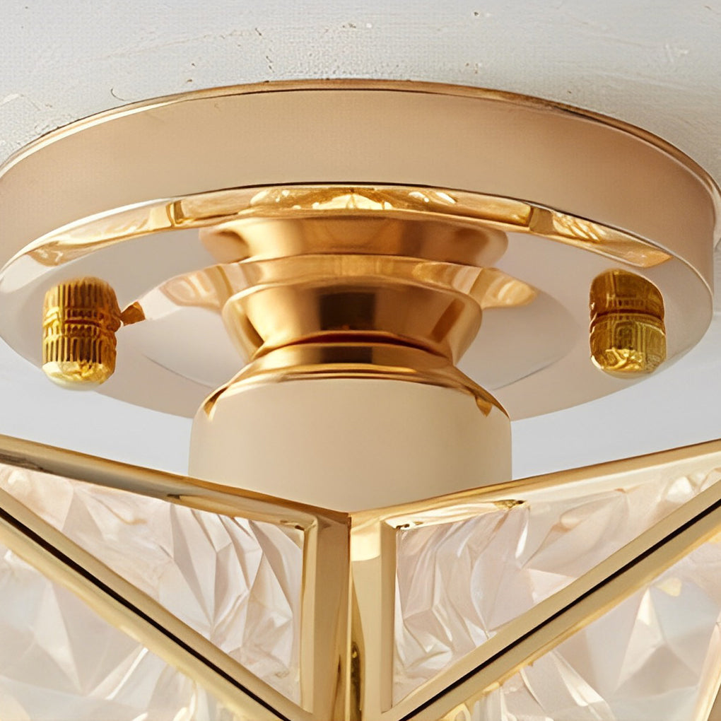 Star Pendant Light | Modern 3-Step Dimming | Glass & Iron Finish