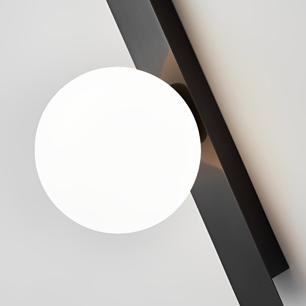 Modern Black Gold LED Wall Sconce with Adjustable Spotlight